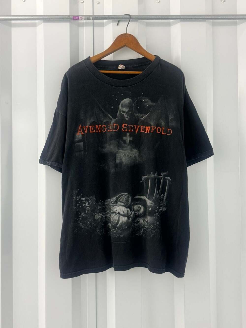 Vintage 2010 Avenged Sevenfold Nightmare Tour T-Shirt A7X Alstyle 2XL